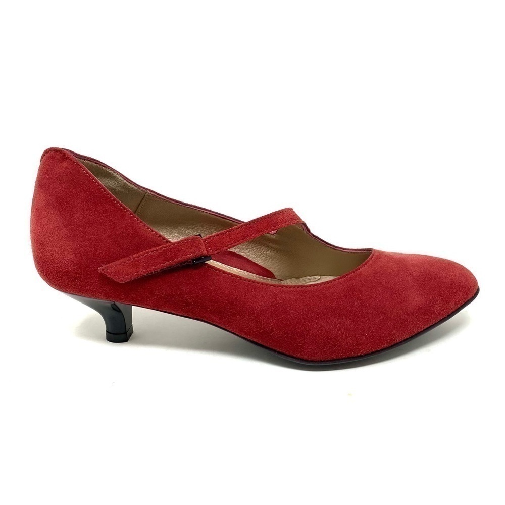 Beautifeel Lilou Merlot Red Suede pumps